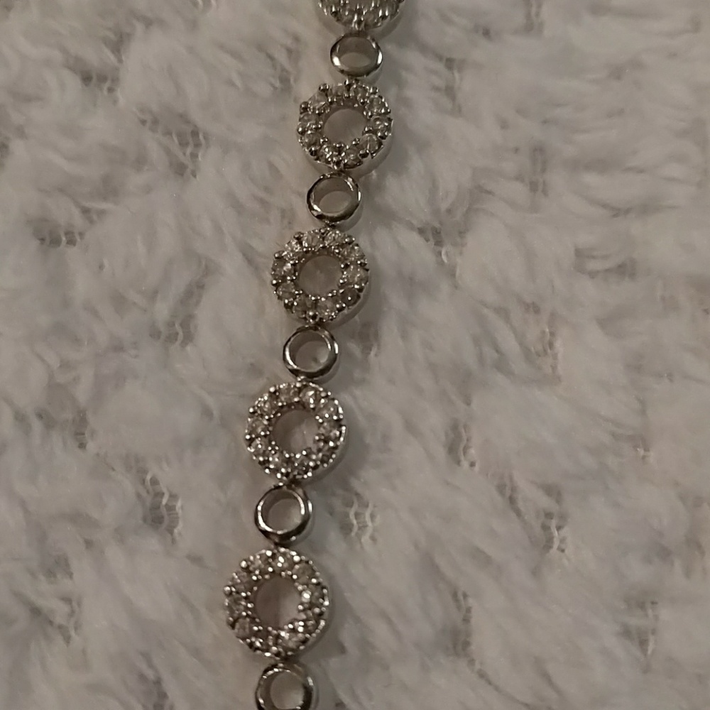 Sterling CZ bracelet